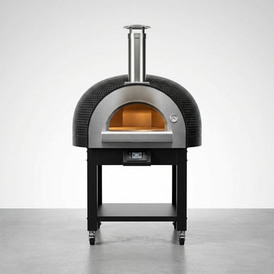 Gas Pizza Oven Built for Restaurant Performance, 932°F Dome, Stainless Steel Front, Mosaic Tile Shell