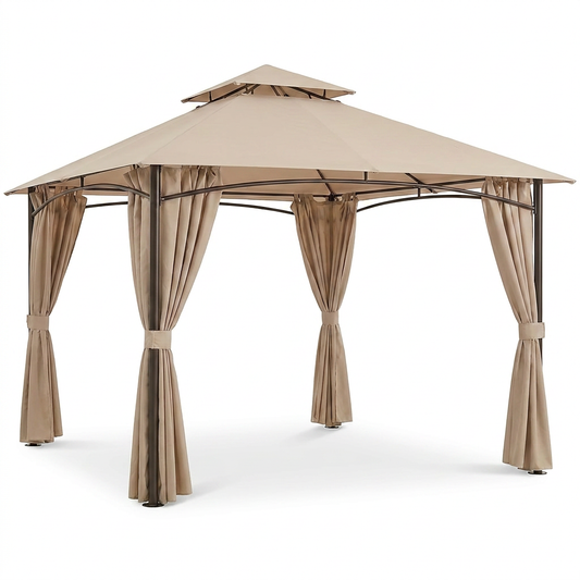 AuroraShade Marquis 12x12 Premium Canopy Gazebo — Studio Shot