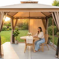 AuroraShade Marquis 12x12 Premium Canopy Gazebo — Lifestyle