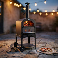 EmberFlame Compact Wood-Fired Pizza Oven — Studio Shot