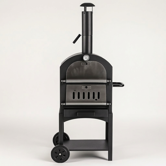 EmberFlame Compact Wood-Fired Pizza Oven — Studio Shot
