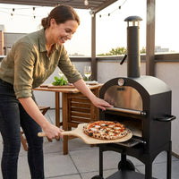 EmberFlame Compact Wood-Fired Pizza Oven — Lifestyle