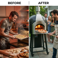 FerroDome Pro Artisan Pizza Oven — Before & After