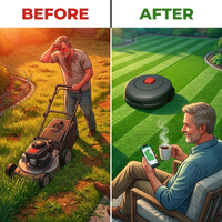 LawnPilot AeroCut Pro 500 Robot Mower — Before & After