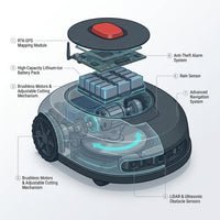 LawnPilot AeroCut Pro 500 Robot Mower — How It Works