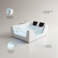 LuminaBath DuoSpa — infographic