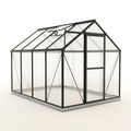 Polycarbonate Greenhouse Built for Year-Round Growing, 8×12 Aluminum Frame, Twin-Wall Glazing, Roof Vent