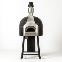 Gas Pizza Oven Built for Restaurant Performance, 932°F Dome, Stainless Steel Front, Mosaic Tile Shell
